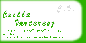 csilla varteresz business card